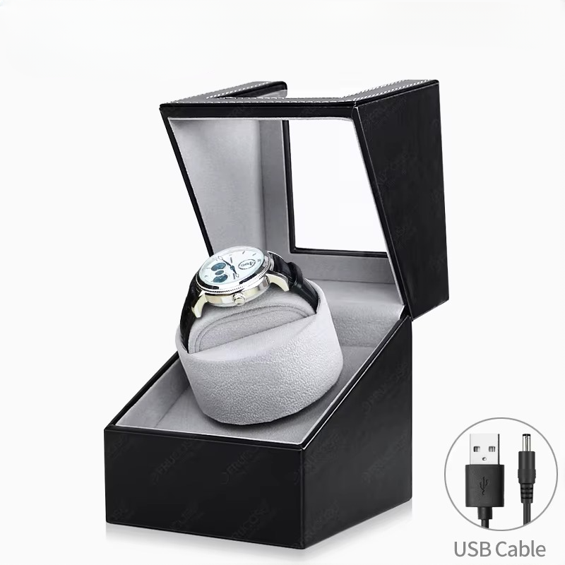 Automatic Watch Winder – Premium PU Leather Box
