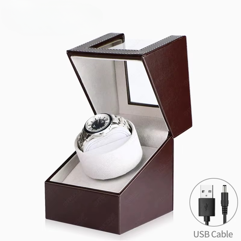 Automatic Watch Winder – Premium PU Leather Box