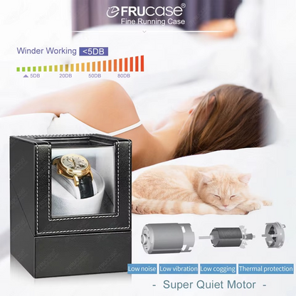 Automatic Watch Winder – Premium PU Leather Box