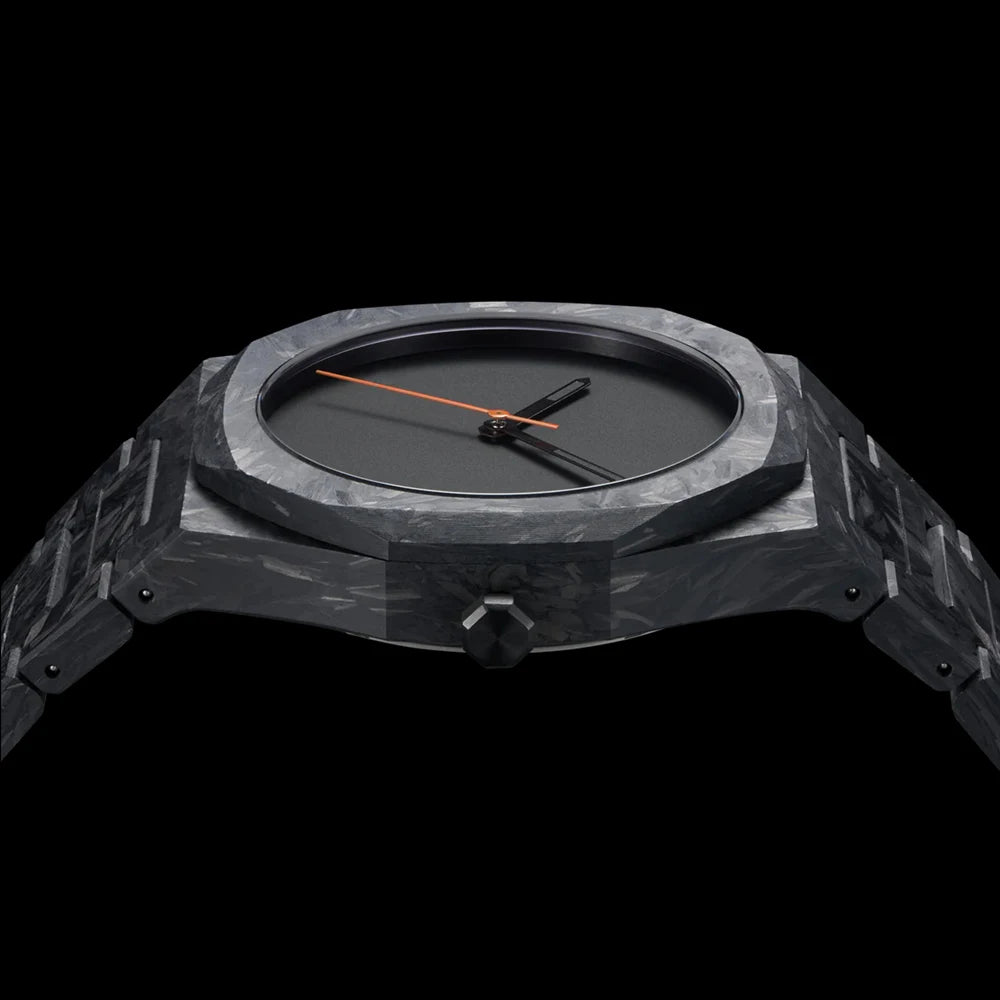 ROLF Sheikh Zahir men's dress watch - bold black dial design