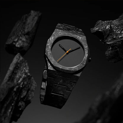 ROLF Sheikh Zahir men's dress watch - bold black dial design
