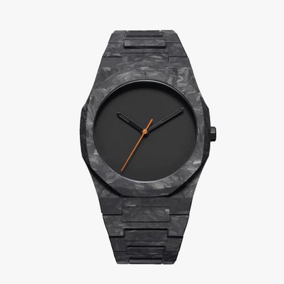 ROLF Sheikh Zahir men's dress watch - bold black dial design