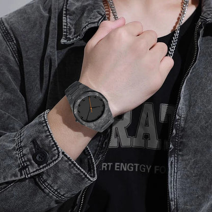 ROLF Sheikh Zahir men's dress watch - bold black dial design